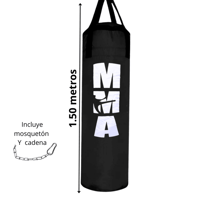 Saco de Boxeo 1.50 m con Relleno de Alta Resistencia