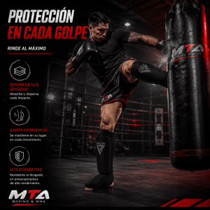 espinilleras profesionales de combate